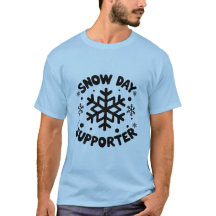 雪の日のサポーターTシャツ – Winter Snowflake Desi