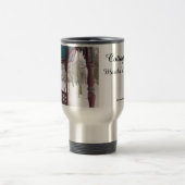 雪の日のポーチビュー – マーサのブドウ畑 トラベルマグ (中央)