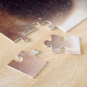 『雪の日の美しいドイツの羊飼い』 ジグソーパズル (側面)