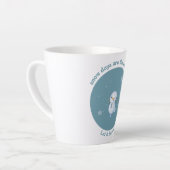 雪の日は最高の日 カフェラテマグ (左アングル)