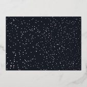 雪の日もペットと一緒に楽しもう！ペットのホリデー写真カード 箔シーズンカード (裏面)