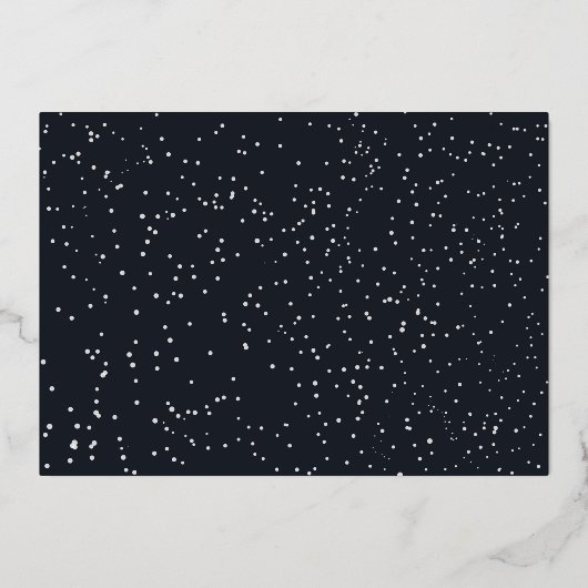 雪の日もペットと一緒に楽しもう！ペットのホリデー写真カード 箔シーズンカード (裏面)