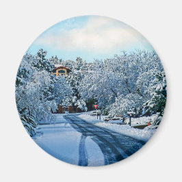 雪の日セドナ磁石 マグネット