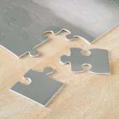 雪の日本のクリスマスに愛犬 ジグソーパズル (側面)