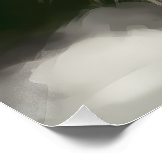 雪の日本のクリスマスに愛犬 ポスター (コーナー)