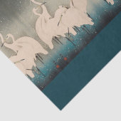 雪の日本の中のエグレート野生生物アジアティッシュペーパー 薄葉紙 (詳細)