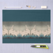 雪の日本の中のエグレート野生生物アジアティッシュペーパー 薄葉紙 (クラフト)