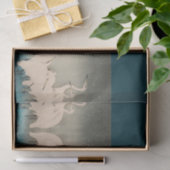 雪の日本の中のエグレート野生生物アジアティッシュペーパー 薄葉紙 (ギフト)