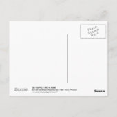 雪の日枝神社、日枝神社の雪、河瀬蓮井、ウッドカット ポストカード (裏面)