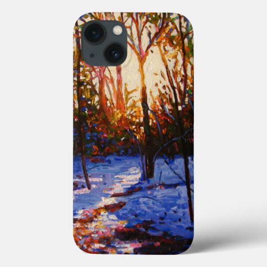 雪の日没2010 Case-Mate iPhoneケース (裏面)