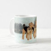 雪の日 コーヒーマグカップ (正面左)