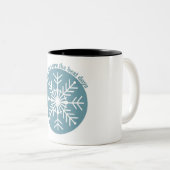 雪の日 ツートーンマグカップ (正面右)