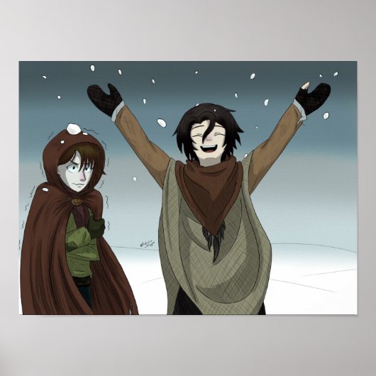 雪の日 ポスター (正面)