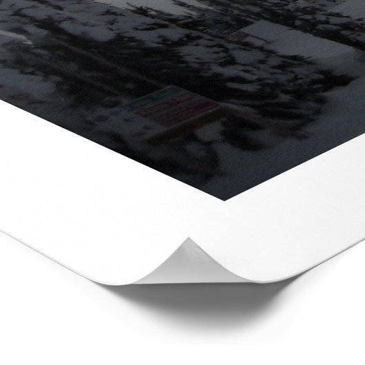 雪の日 ポスター (角)