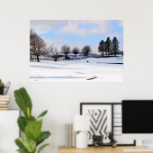 雪の日 ポスター (ホームオフィス)