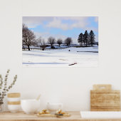 雪の日 ポスター (キッチン)