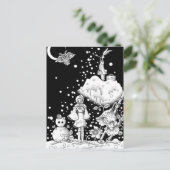 雪の日 ポストカード (スタンド正面)