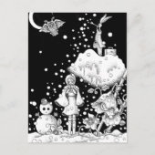 雪の日 ポストカード (正面)