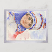 雪の日 ポストカード (正面)