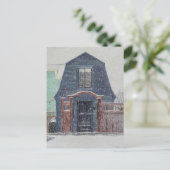 雪の日 ポストカード (スタンド正面)