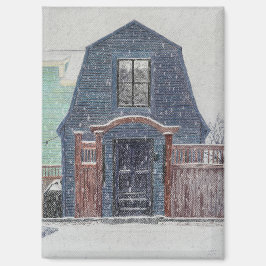 雪の日 マグネット