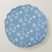 雪の日 ラウンドクッション (裏面)