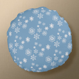 雪の日 ラウンドクッション