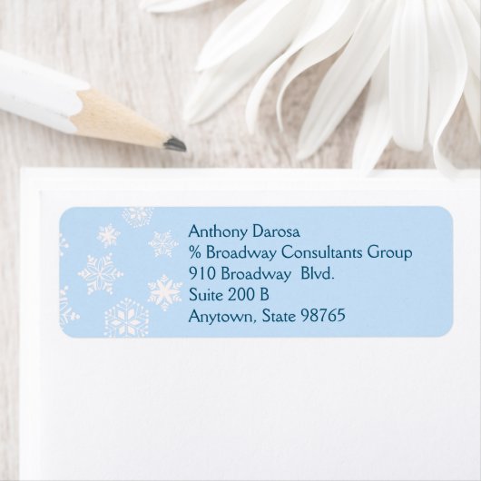 雪の日 ラベル (インサイチュ)