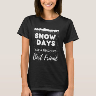 「雪の日」先生Tシャツ Tシャツ