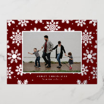 雪の日 失敗した プレスされた フォトカード