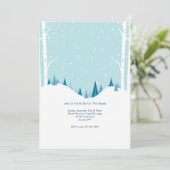 雪の日 招待状 (スタンド正面)