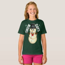 雪の日 Tシャツ