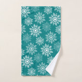 雪の星 – クリスマスタオオルセット バスタオルセット (ハンドタオル)