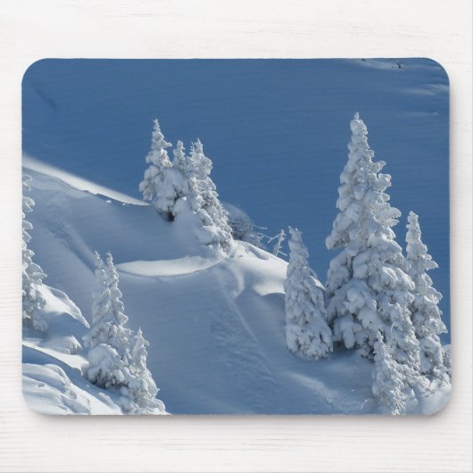 雪の景色 マウスパッド (正面)