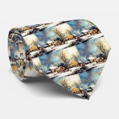 雪の朝 ネクタイ (ロール)