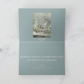 雪の朝 – Fanny Palmer シーズンカード (内部)