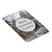 雪の木が柔軟 マグネット (右側)