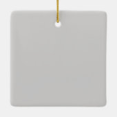 雪の木のクリスマスウェスティーオーナメント セラミックオーナメント (裏面)