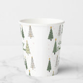 雪の木の下 - クリスマス 紙コップ (右)