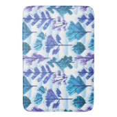 雪の木の冬のパターン バスマット (正面縦)