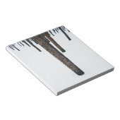 雪の木の幹 ノートパッド (アングル)