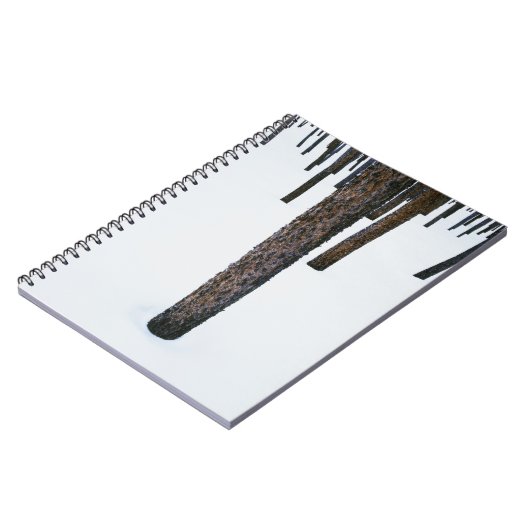 雪の木の幹 ノートブック (左側)