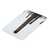 雪の木の幹 マグネット (左側)