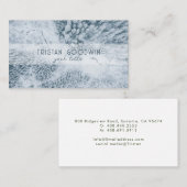 雪の木の空中風景 名刺 (正面/裏面)