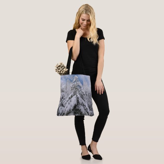 雪の木 トートバッグ (モデル)