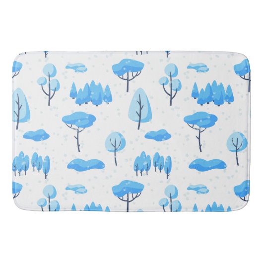 雪の木 バスマット (正面)