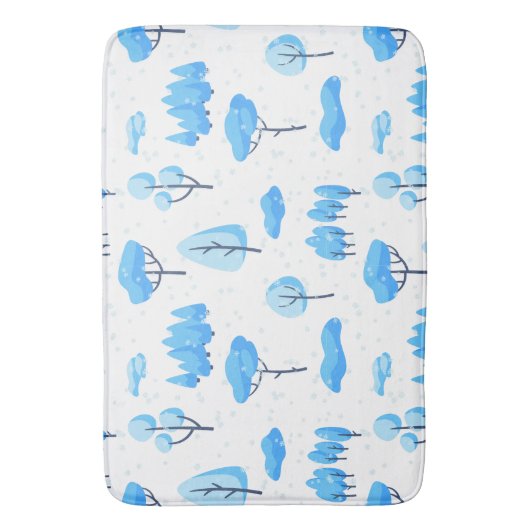 雪の木 バスマット (正面縦)