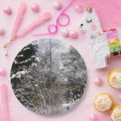 雪の木 ペーパープレート (パーティー)