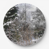 雪の木 ペーパープレート (正面)