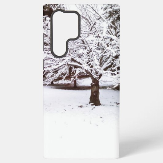 雪の木 SAMSUNG GALAXYケース (裏面)